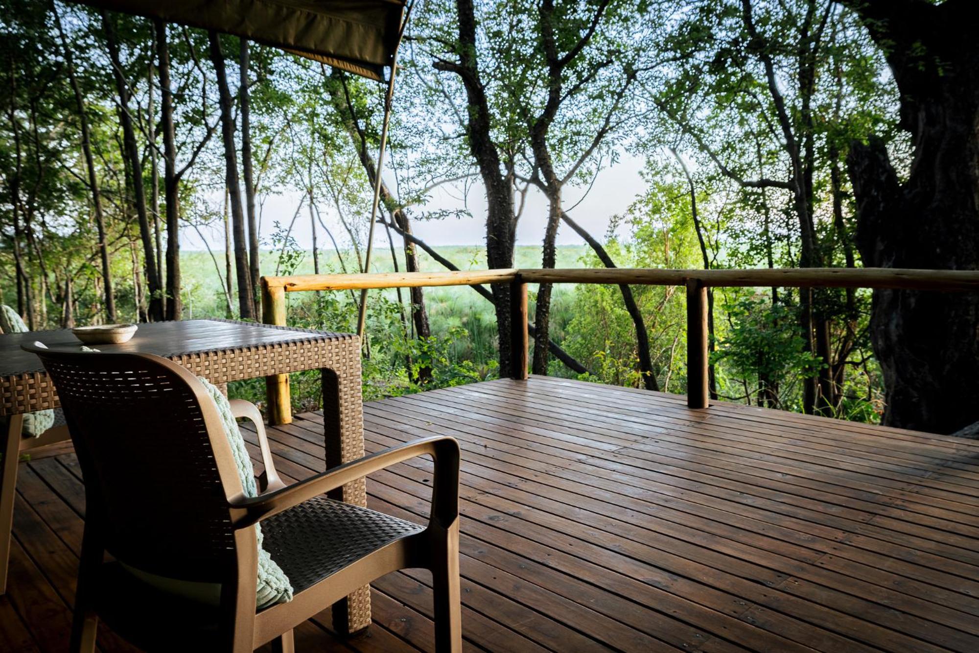 Askiesbos - Samochima Bush Camp Shakawe Buitenkant foto